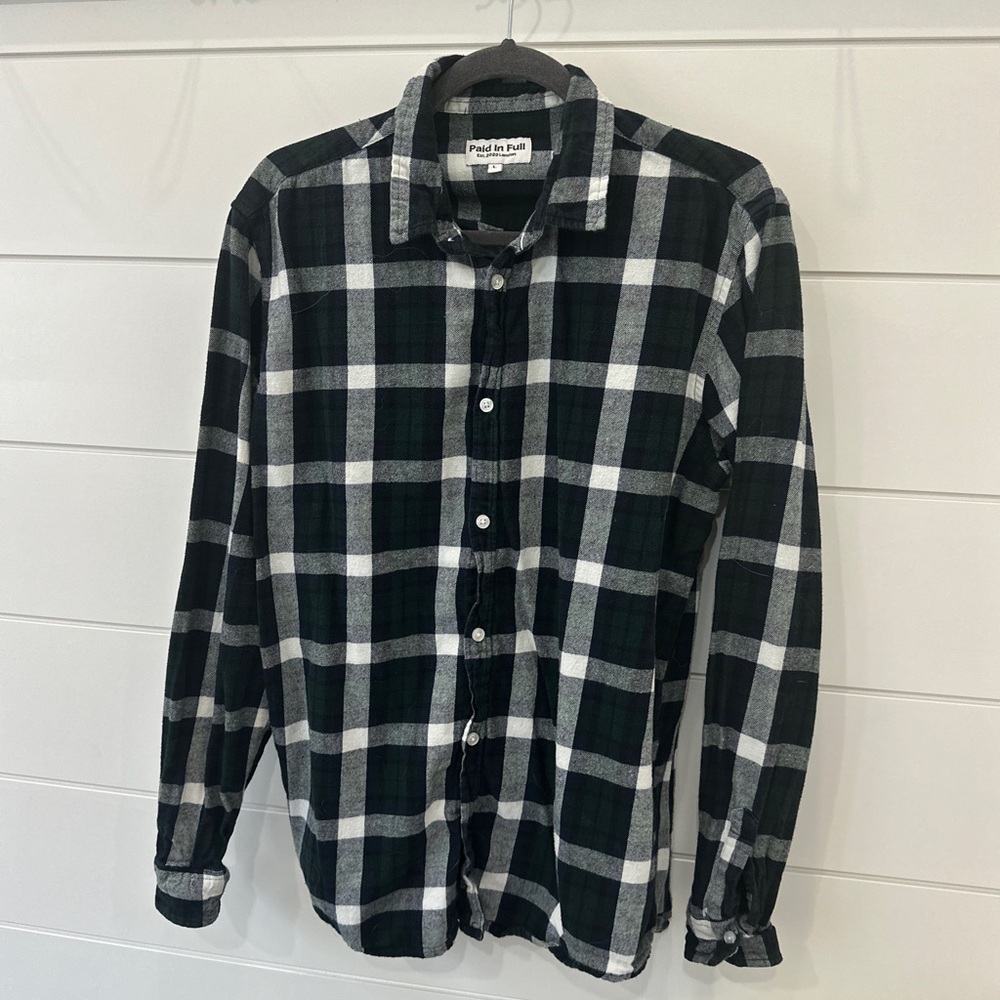 Men's Plaid Button Up